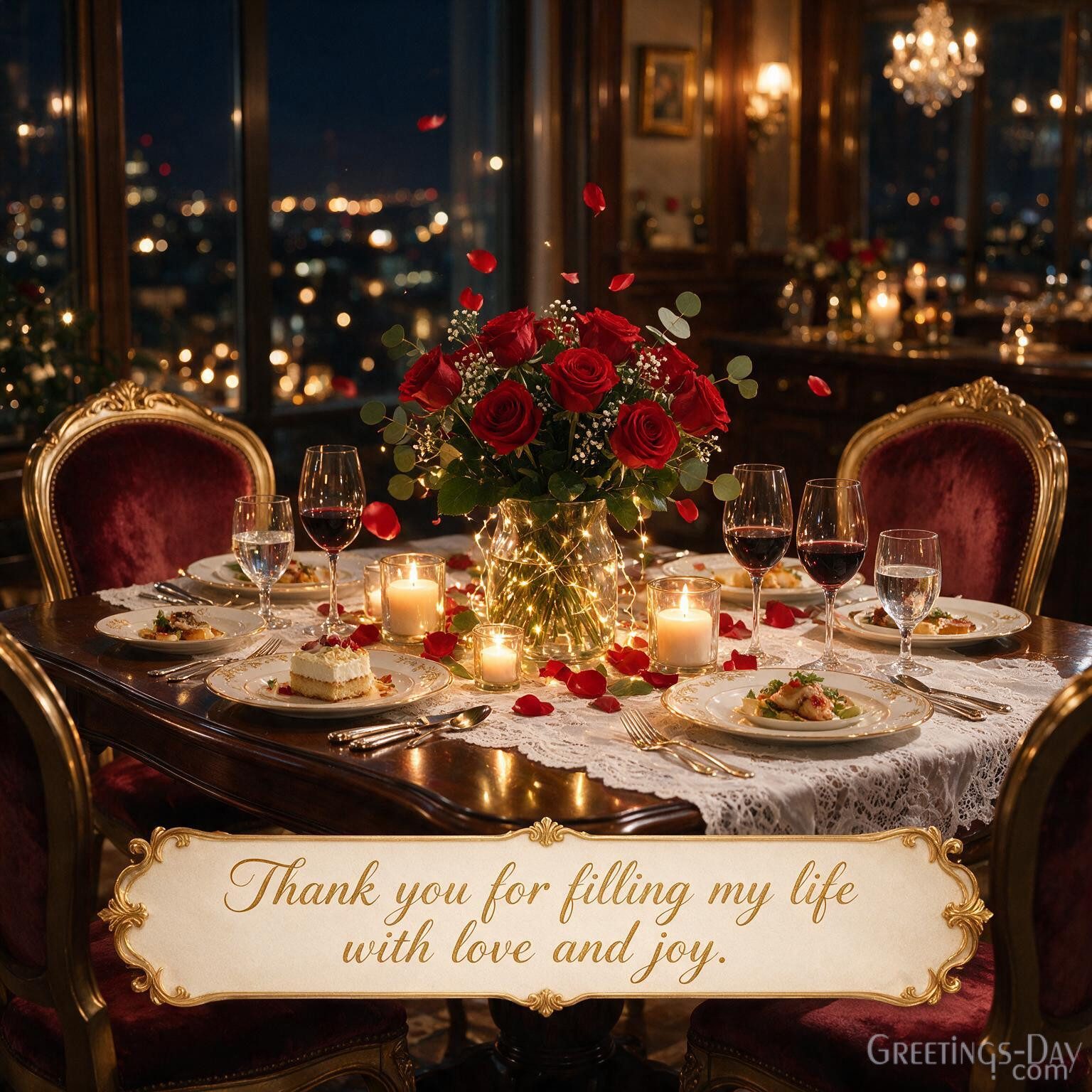 Happy Birthday – Thank You for Filling My Life with Love and Joy