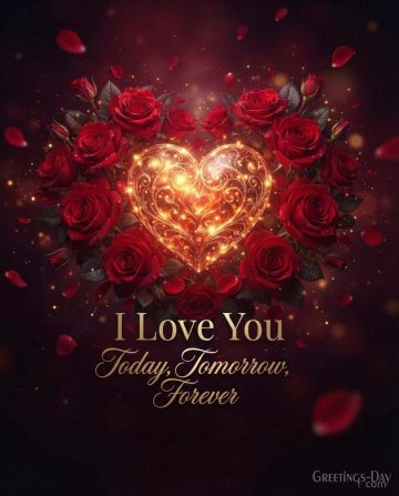 I Love You Today, Tomorrow, Forever