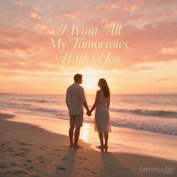 I Want All My Tomorrows With You