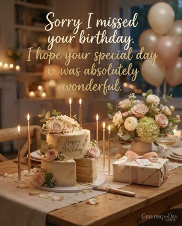 Sorry I Missed Your Special Day