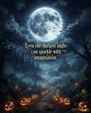 Even the Darkest Night Can Sparkle with Imagination