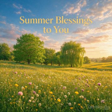 Summer Blessings to You