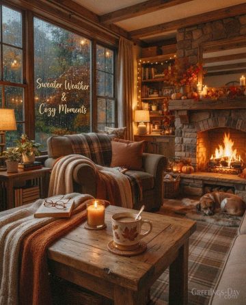 Sweater Weather & Cozy Moments