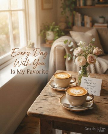 Every Day With You Is My Favorite