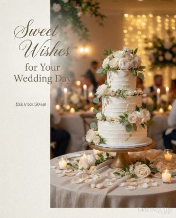 Sweet Wishes for Your Wedding Day