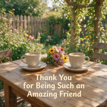 Thank You for Being Such an Amazing Friend