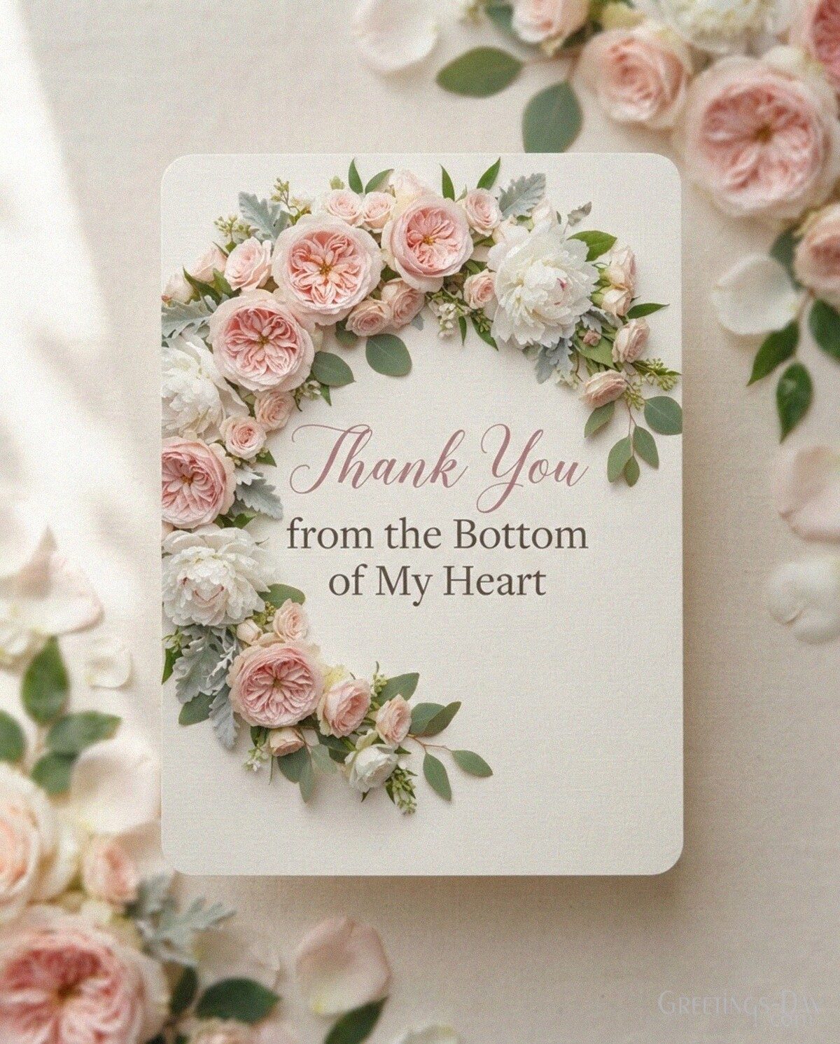 Thank You from the Bottom of My Heart