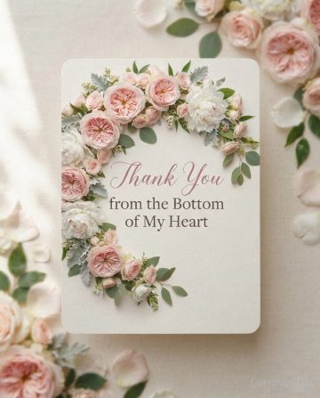 Thank You from the Bottom of My Heart