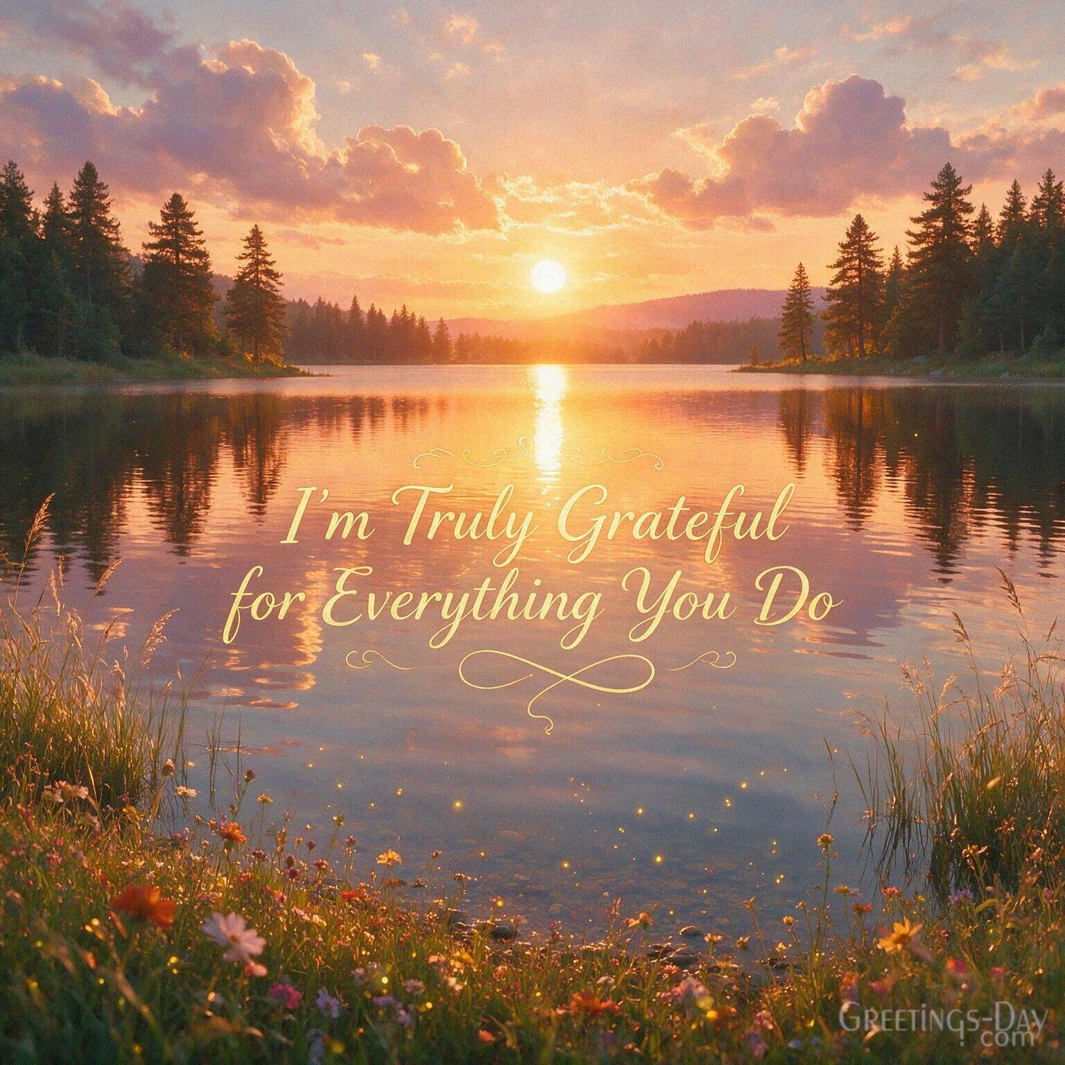 I’m Truly Grateful for Everything You Do