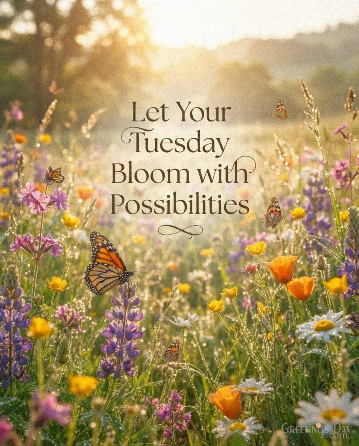 Let Your Tuesday Bloom with Possibilities