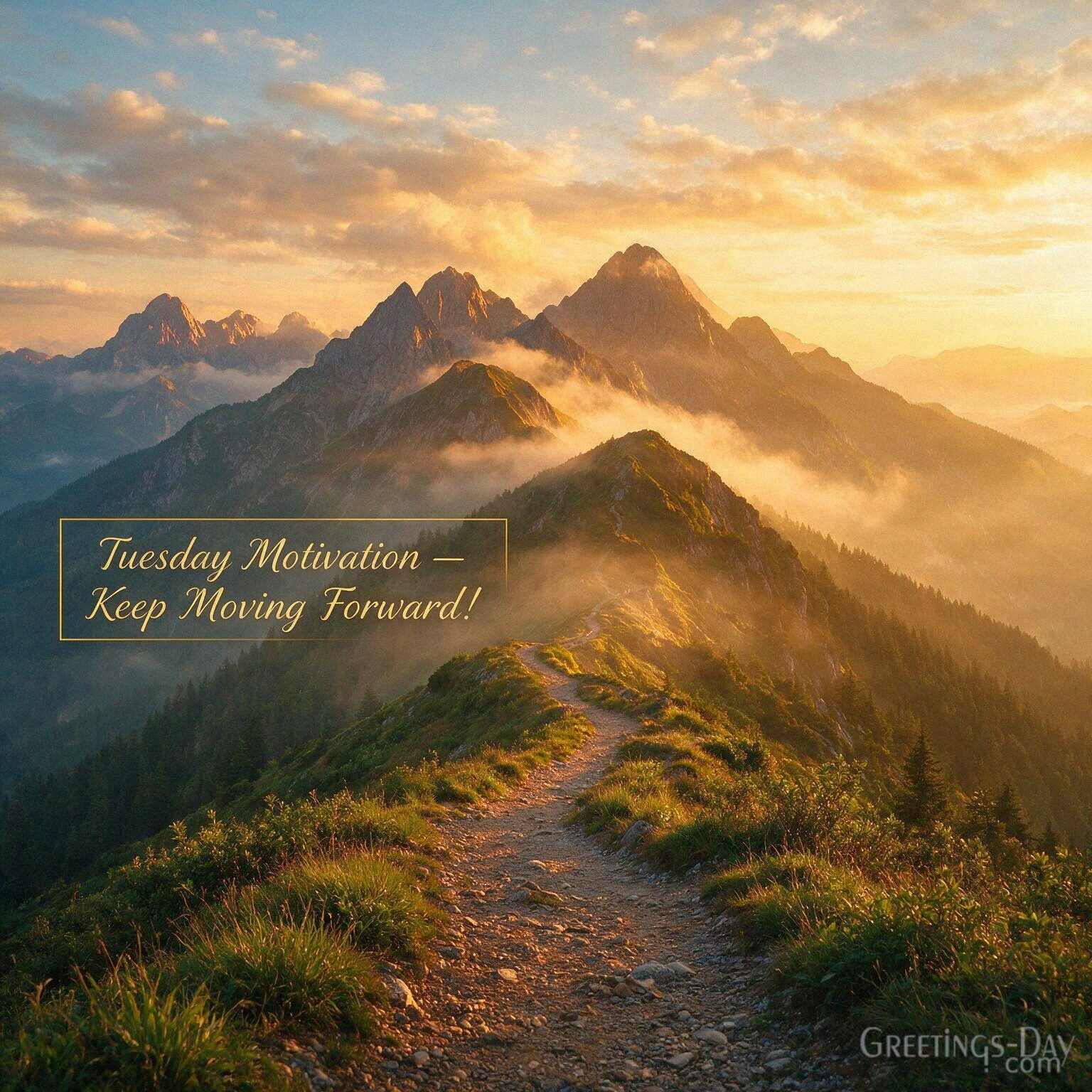 Tuesday Motivation — Keep Moving Forward!
