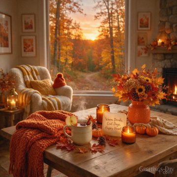 Warm Drinks, Cool Days, Happy Heart