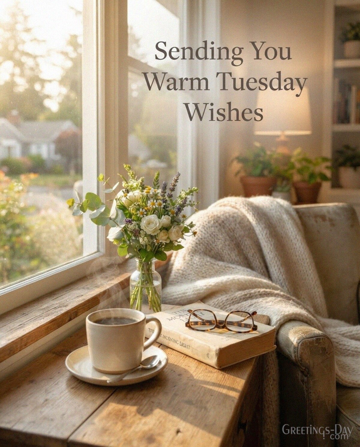 Sending You Warm Tuesday Wishes