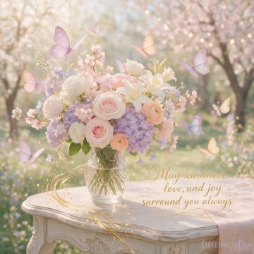 Happy Birthday – May Kindness, Love, and Joy Surround You Always
