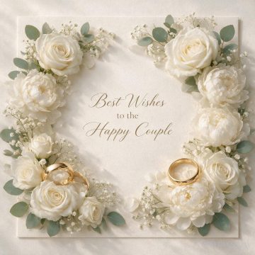Best Wishes to the Happy Couple