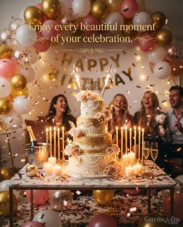 Have a Wonderful Birthday – Enjoy Every Beautiful Moment of Your Celebration
