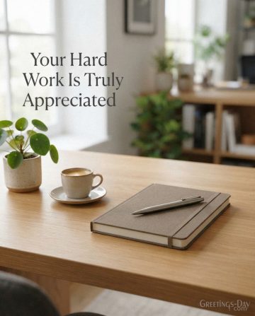 Your Hard Work Is Truly Appreciated