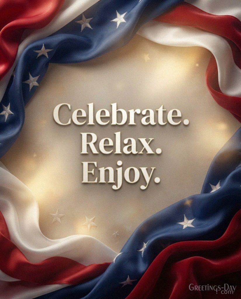 Beautiful Labor Day greeting card with summer meadow and “Wishing You a Beautiful Labor Day” message with the text