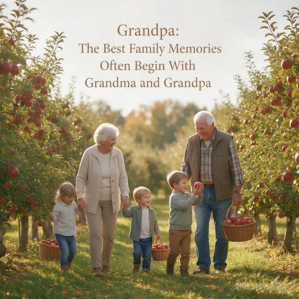 Grandparents Day family quote with Grandma