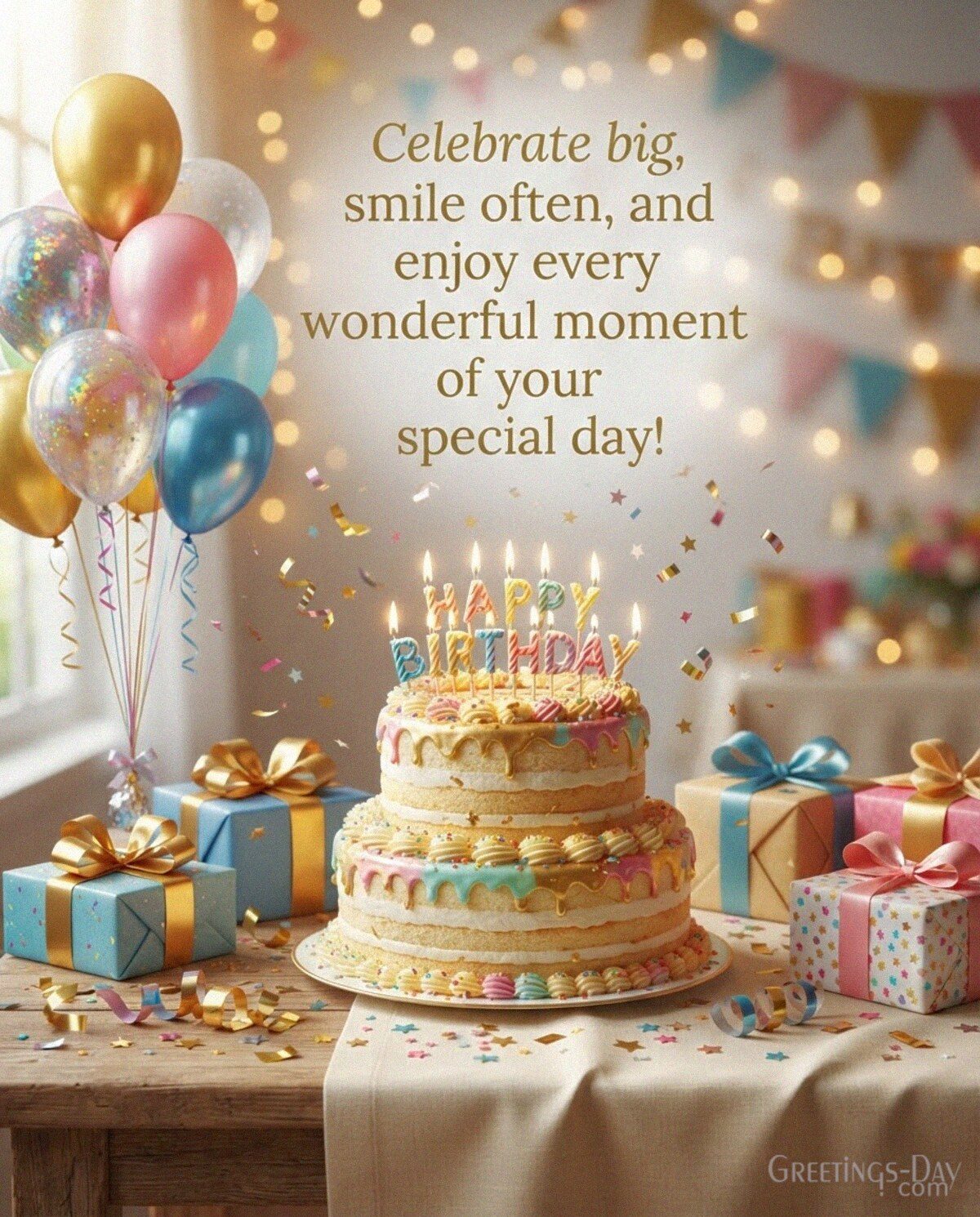 Celebrate Big and Smile Often