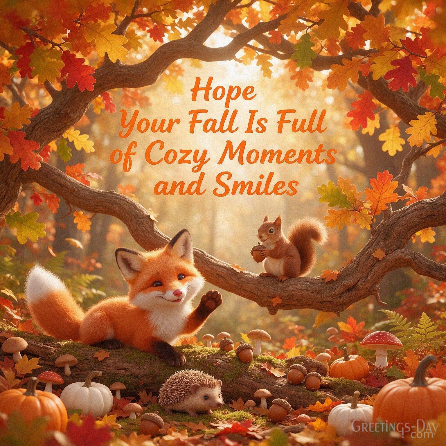 Hope Your Fall Is Full of Cozy Moments and Smiles