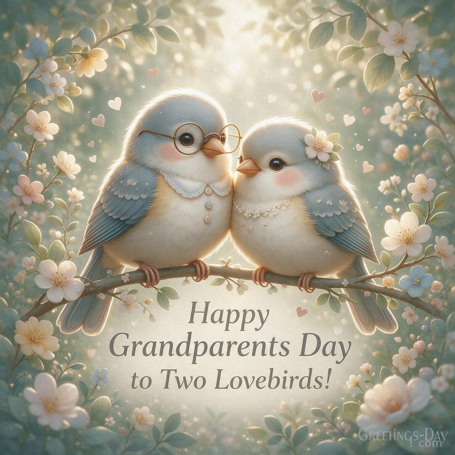 Happy Grandparents Day to Two Lovebirds!