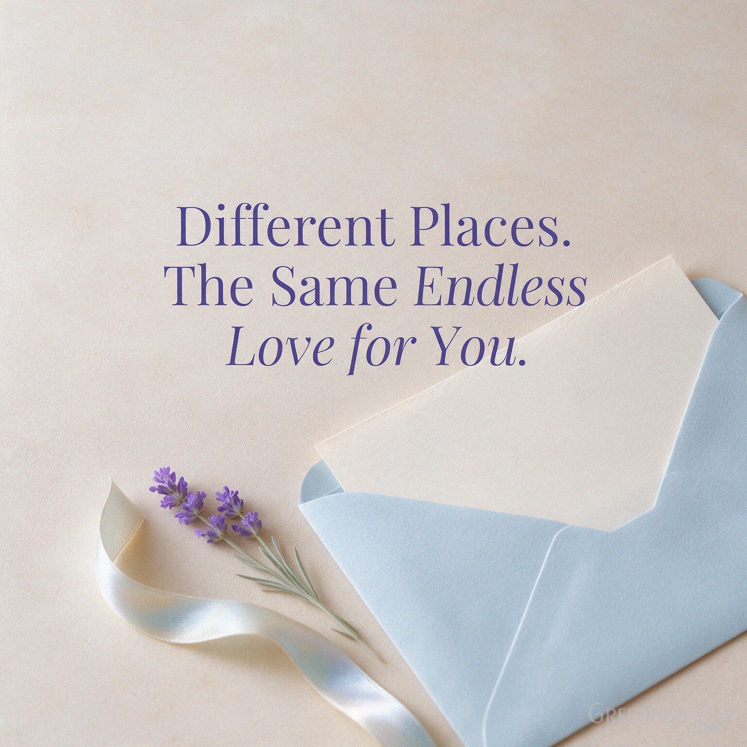 Different Places, the Same Endless Love