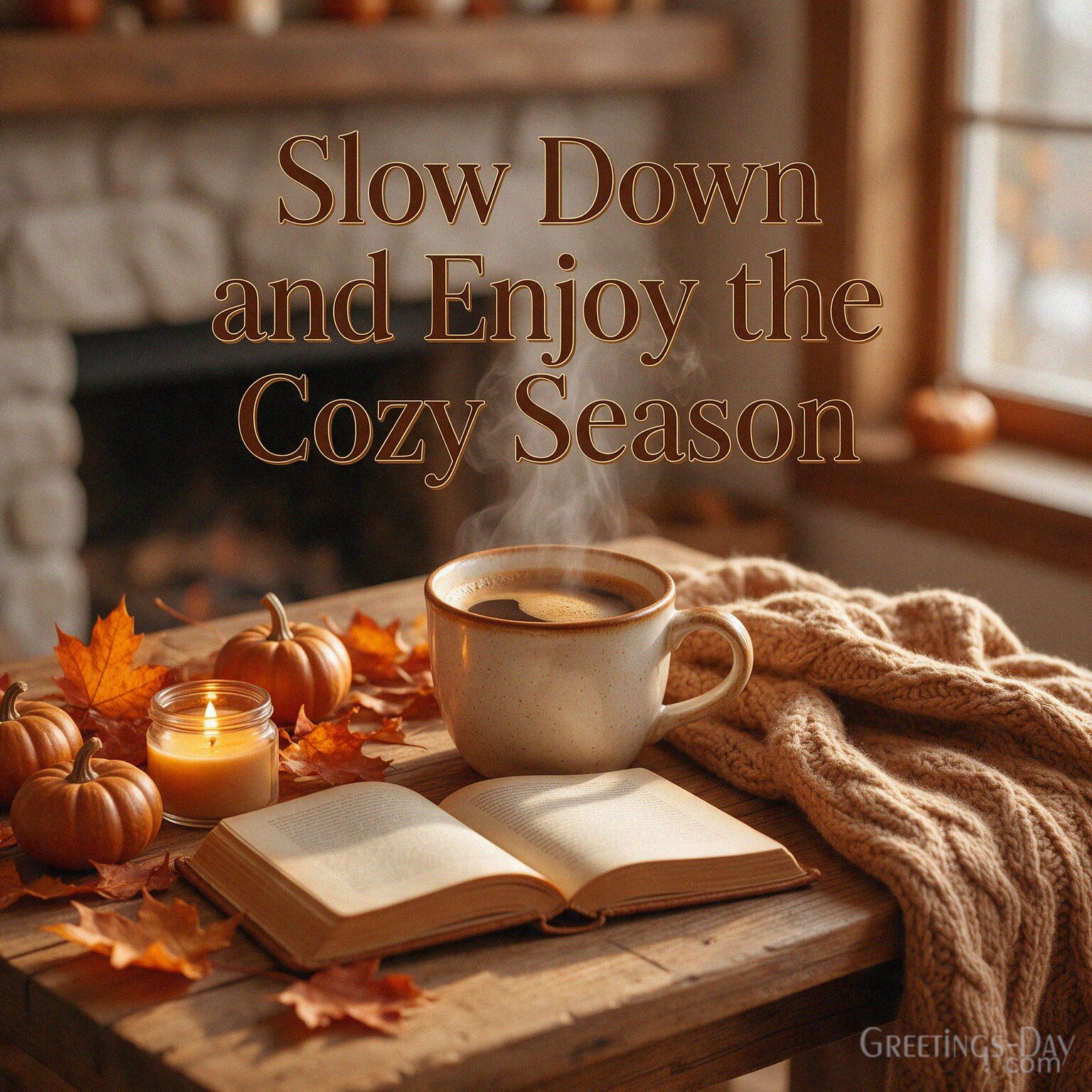 Slow Down and Enjoy the Cozy Season