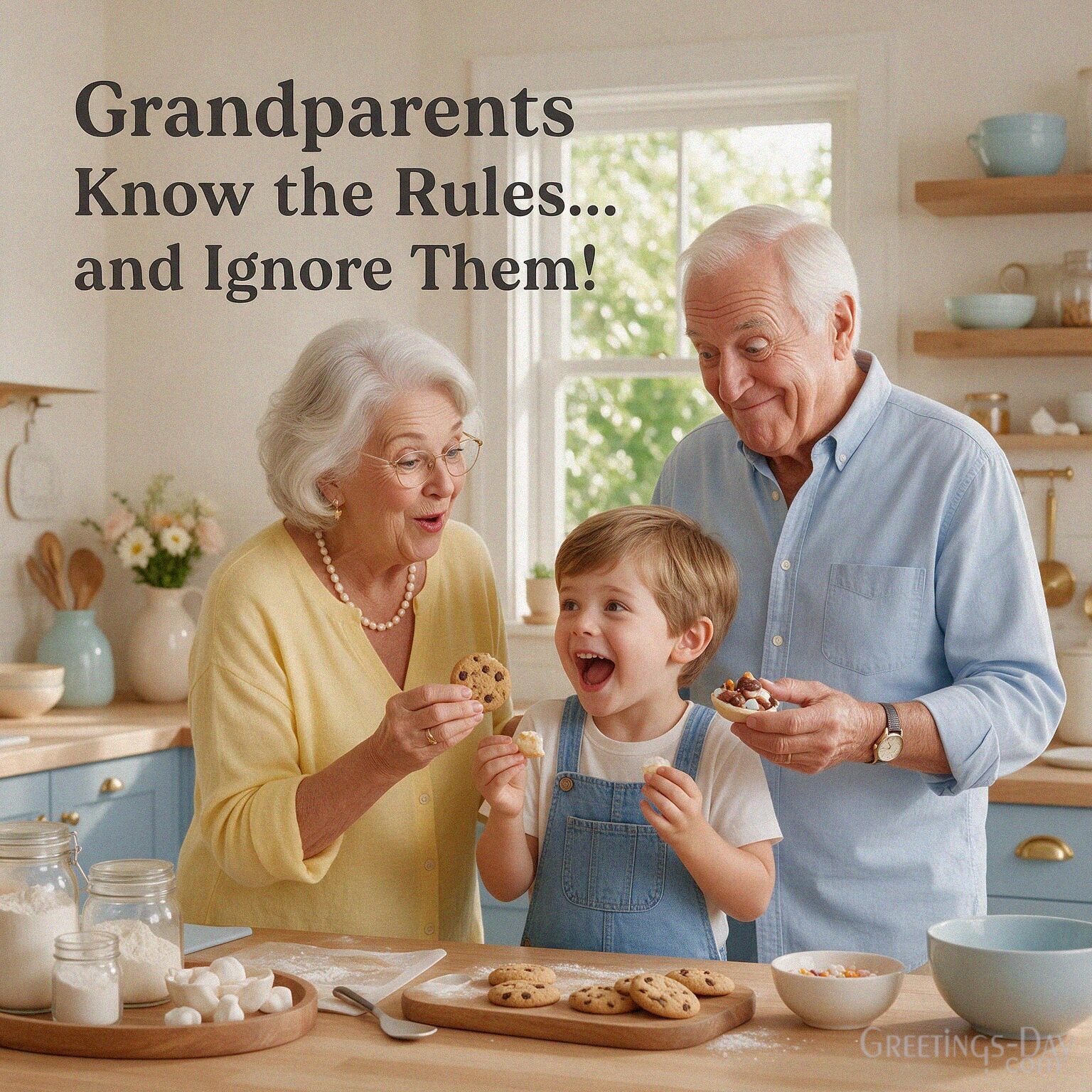 Grandparents Know the Rules… and Ignore Them!