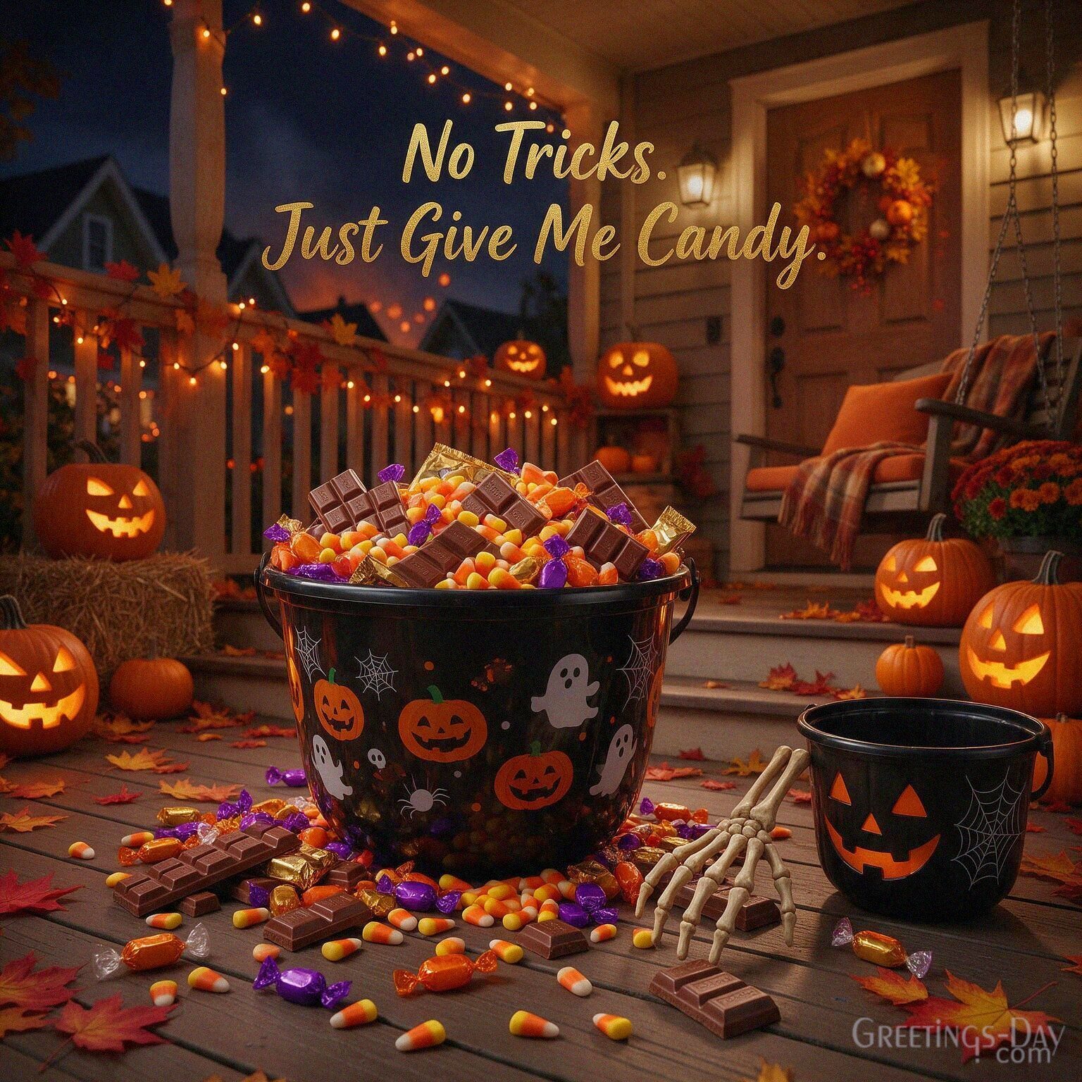 No Tricks. Just Give Me Candy.