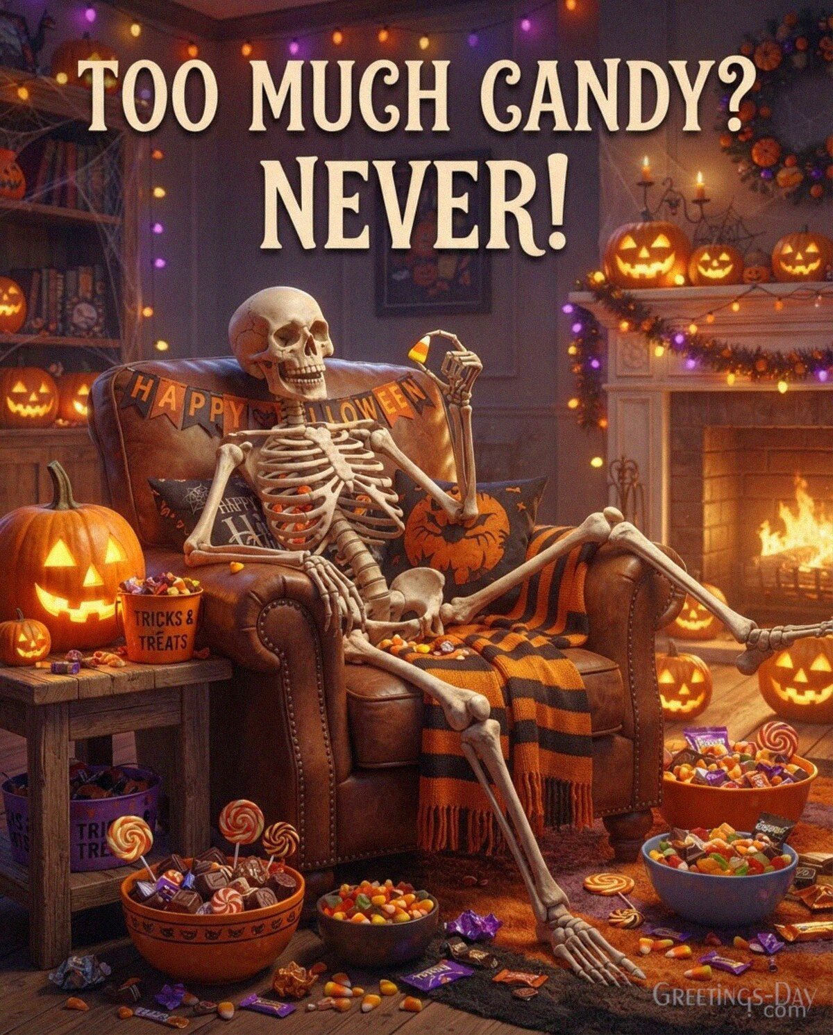 Too Much Candy? Never!