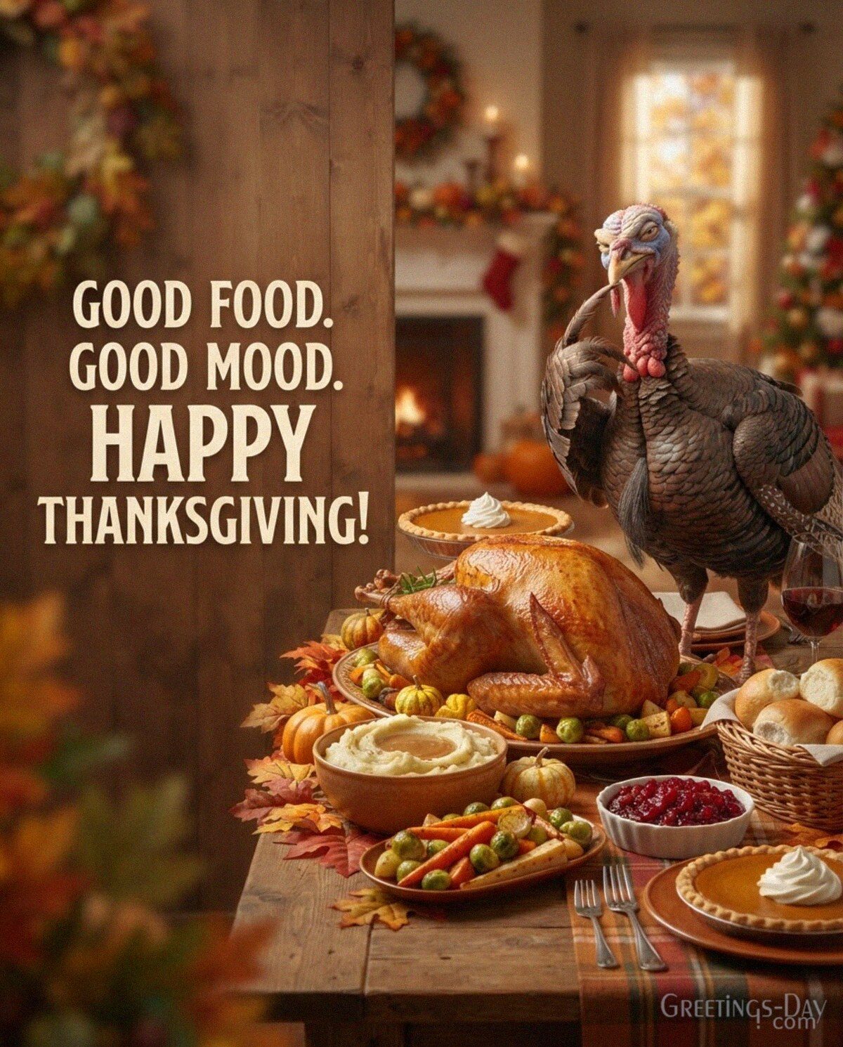 Good Food, Good Mood, Happy Thanksgiving