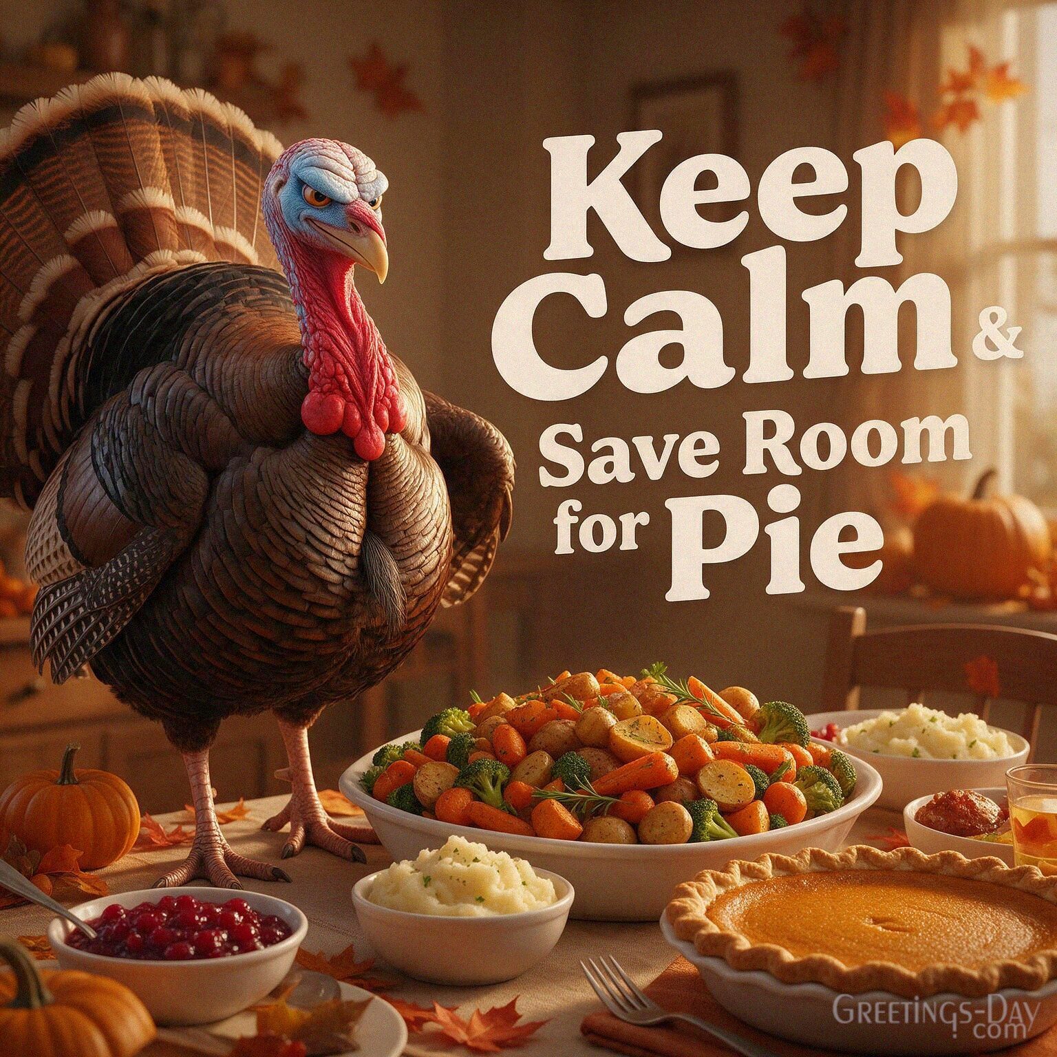 Keep Calm and Save Room for Pie
