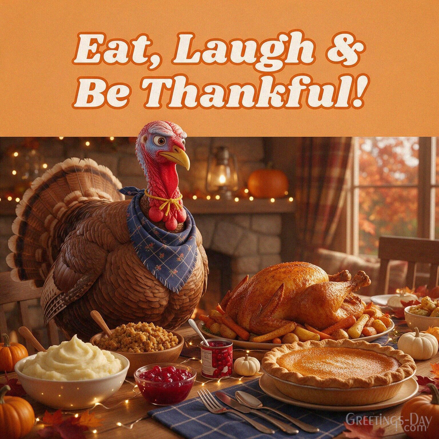Eat, Laugh and Be Thankful!