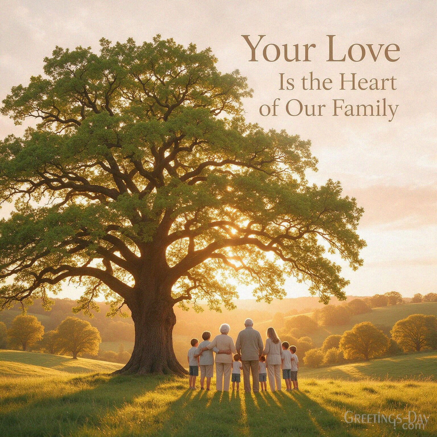 Your Love Is the Heart of Our Family