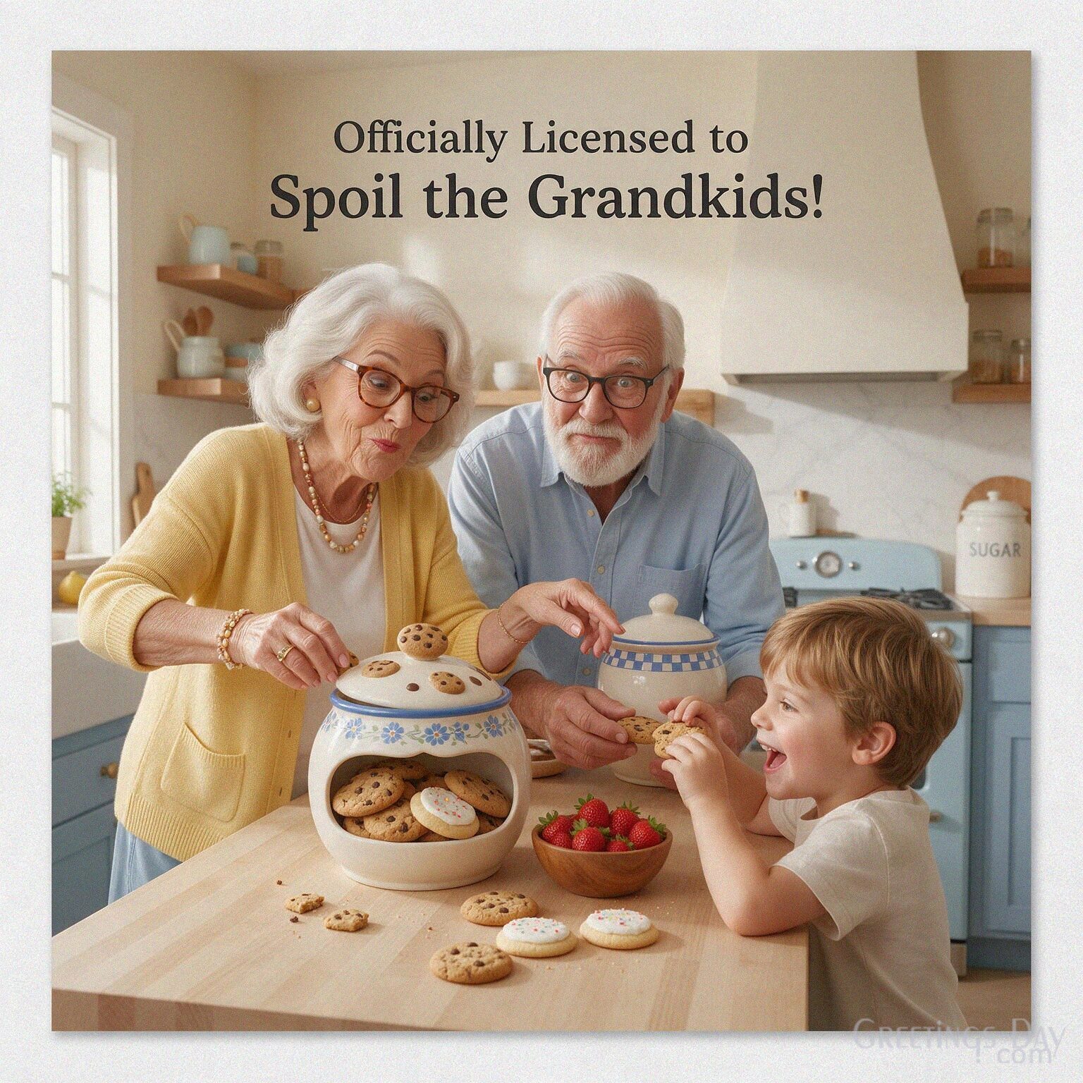 Officially Licensed to Spoil the Grandkids!