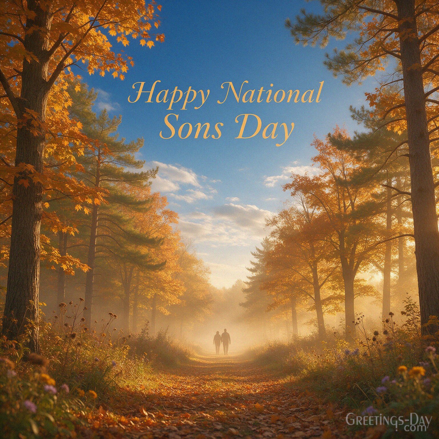 An Autumn National Sons Day Greeting