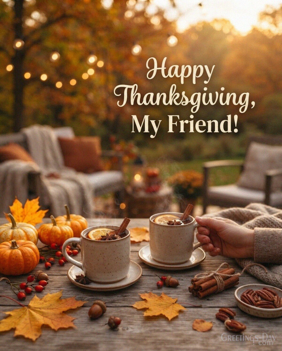Happy Thanksgiving, My Friend!
