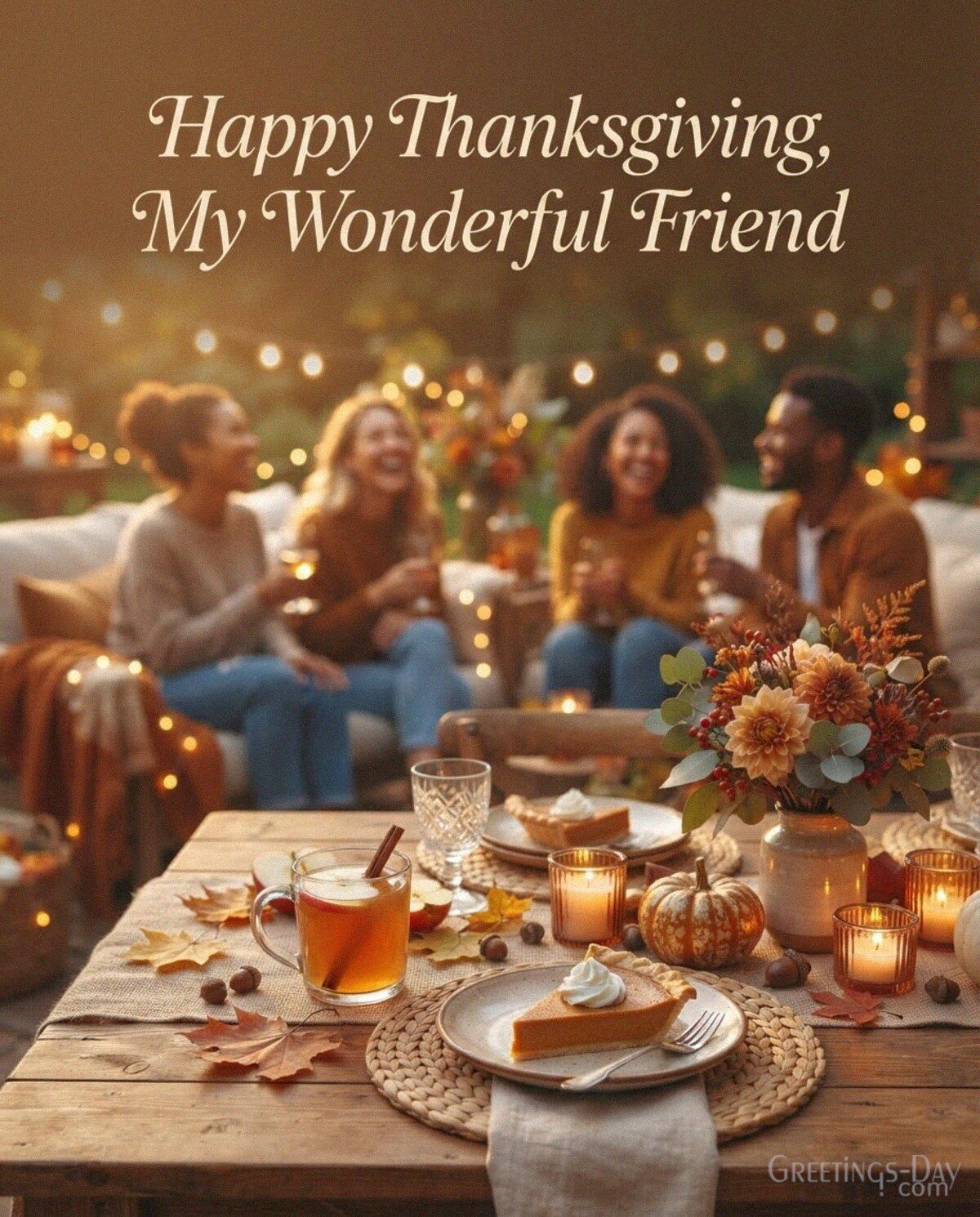 Happy Thanksgiving, My Wonderful Friend