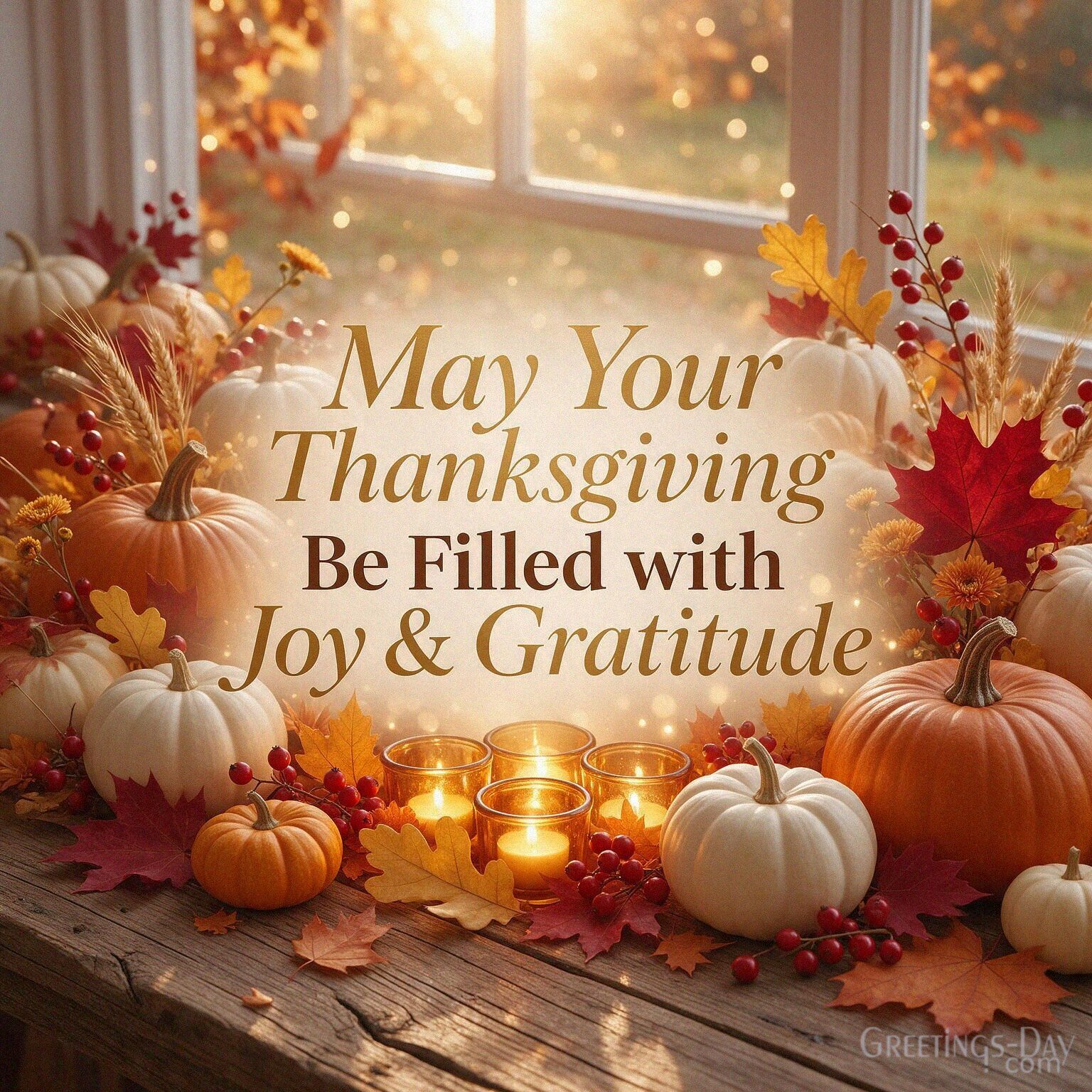 May Your Thanksgiving Be Filled With Joy and Gratitude