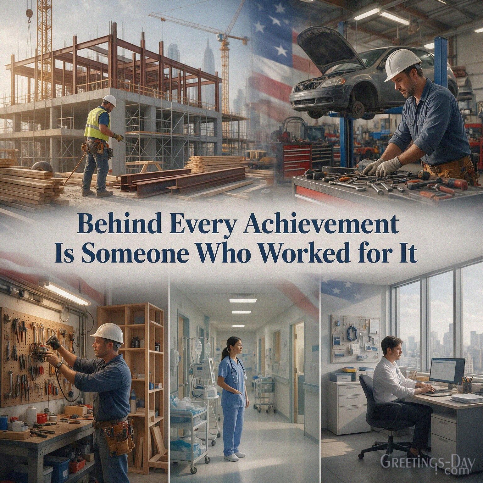 Behind Every Achievement Is Someone Who Worked for It