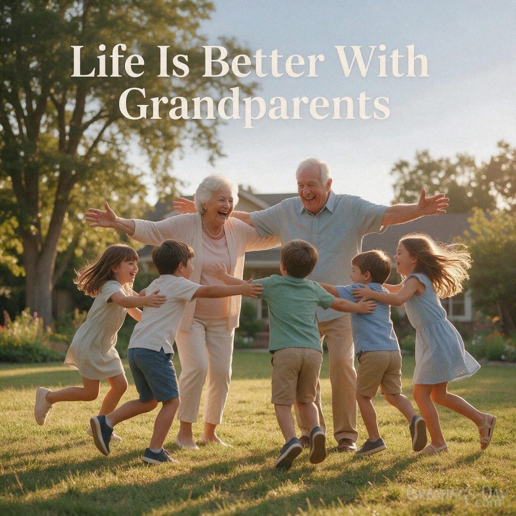 Life Is Better With Grandparents image showing Grandma