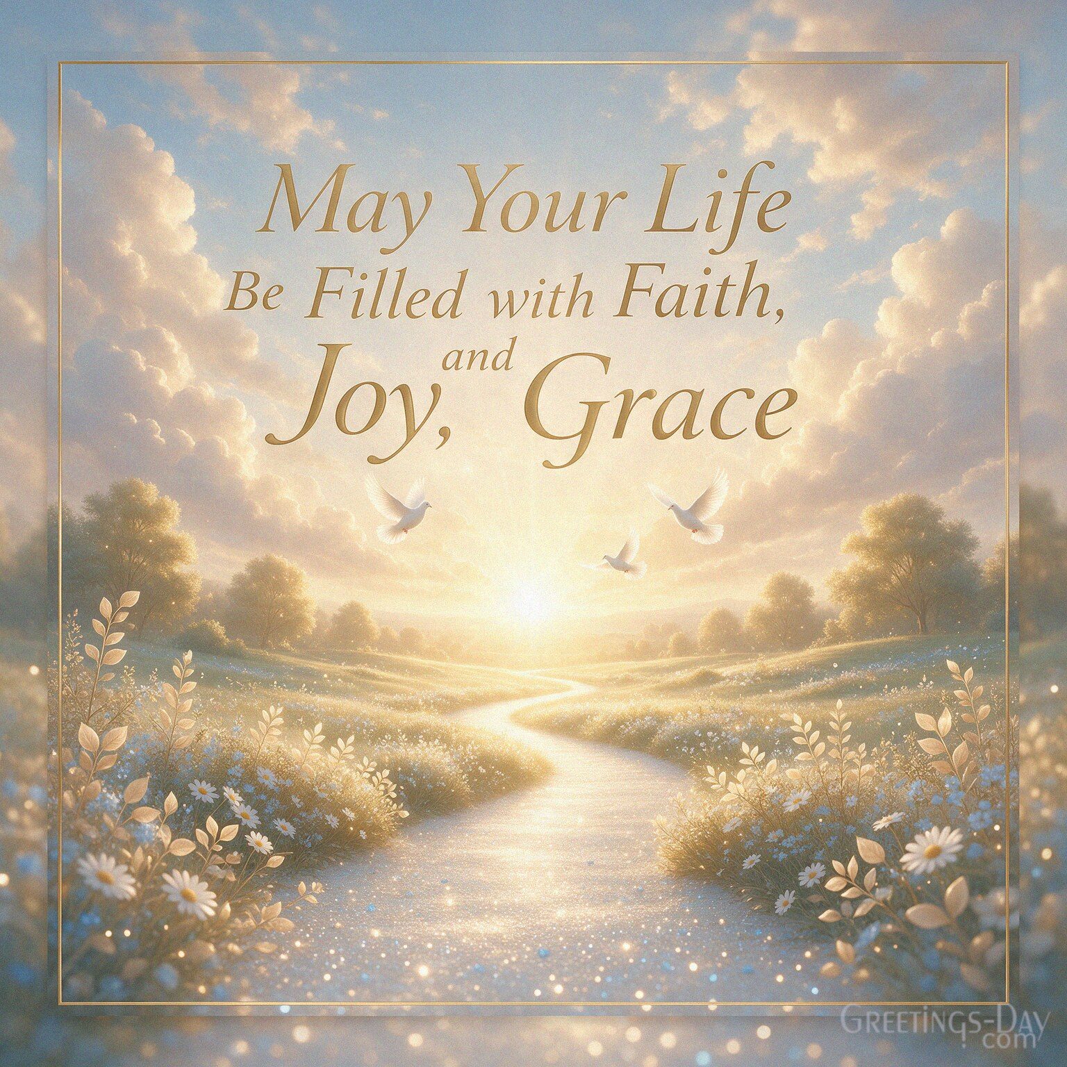 May Your Life Be Filled with Faith, Joy, and Grace