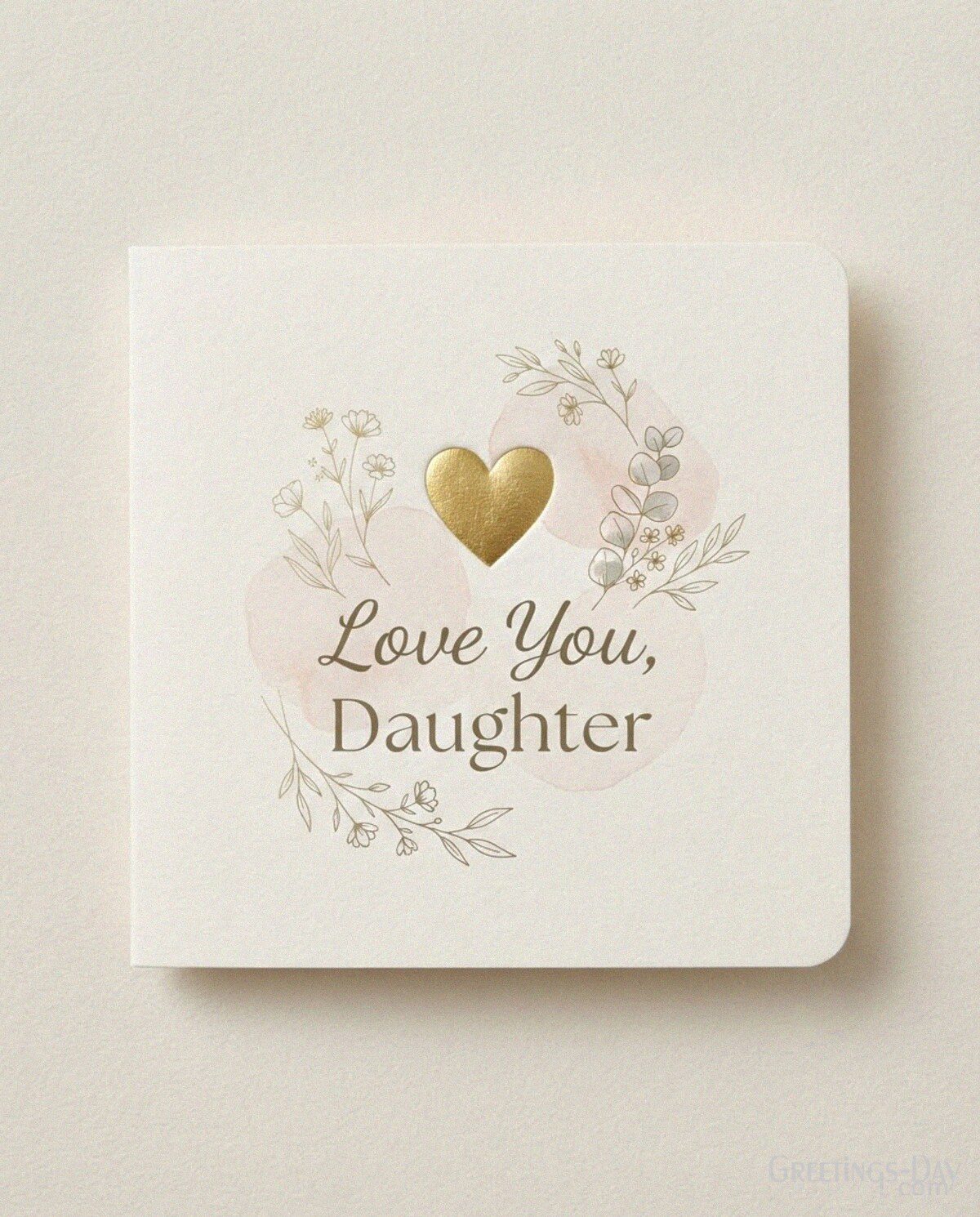 Love You Today and Always, Daughter