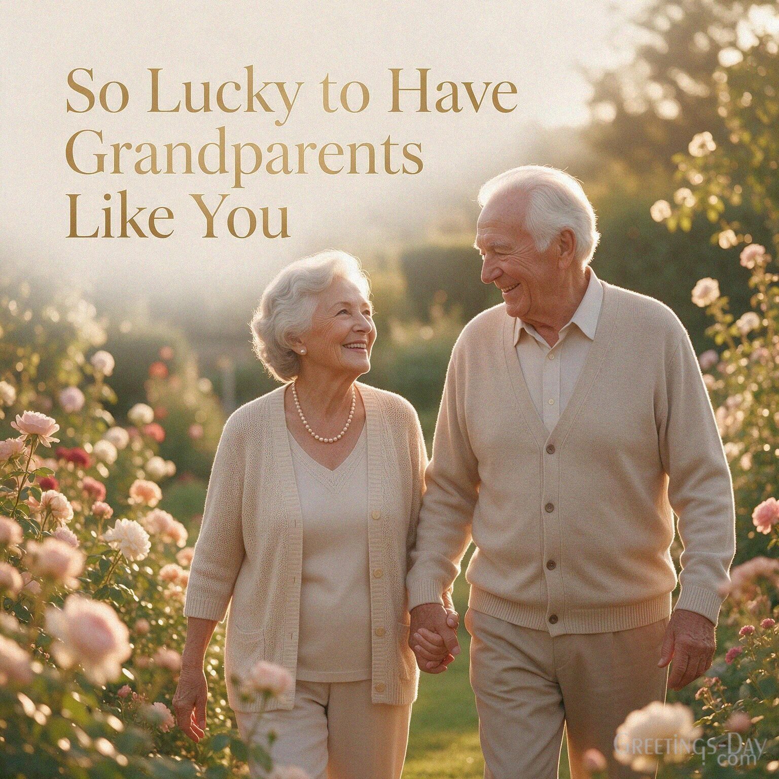 So Lucky to Have Grandparents Like You
