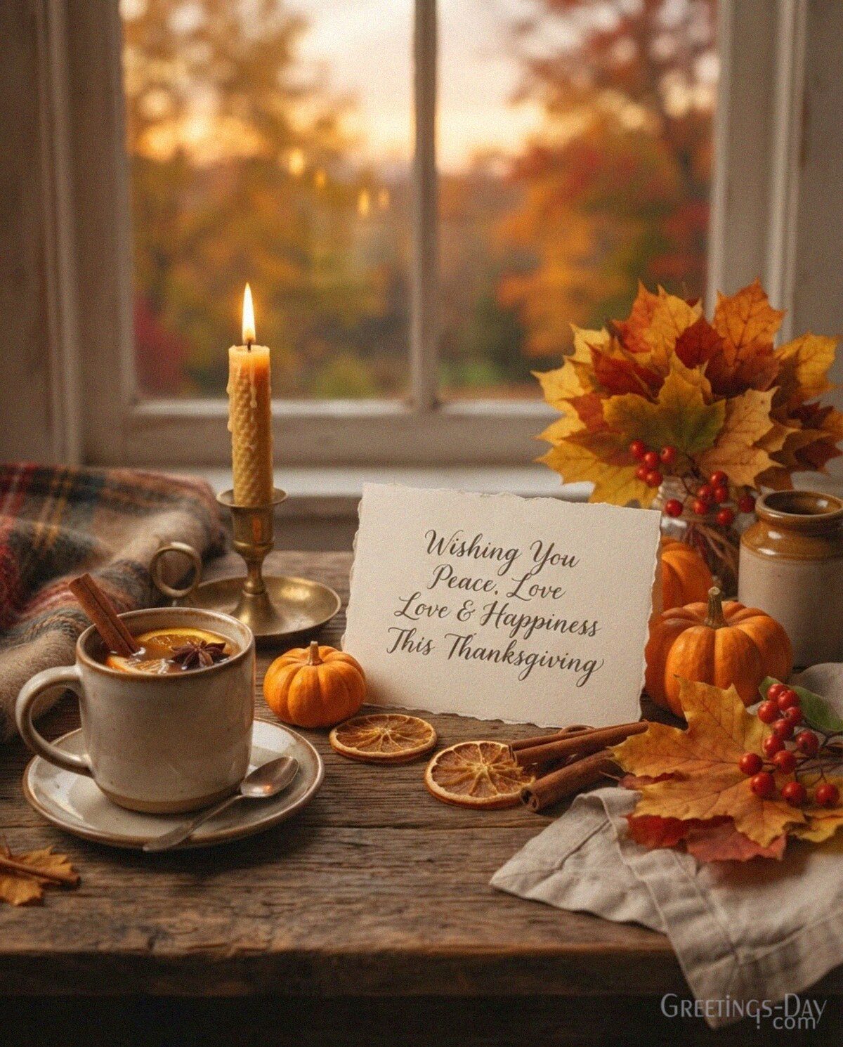 Wishing You Peace, Love and Happiness This Thanksgiving