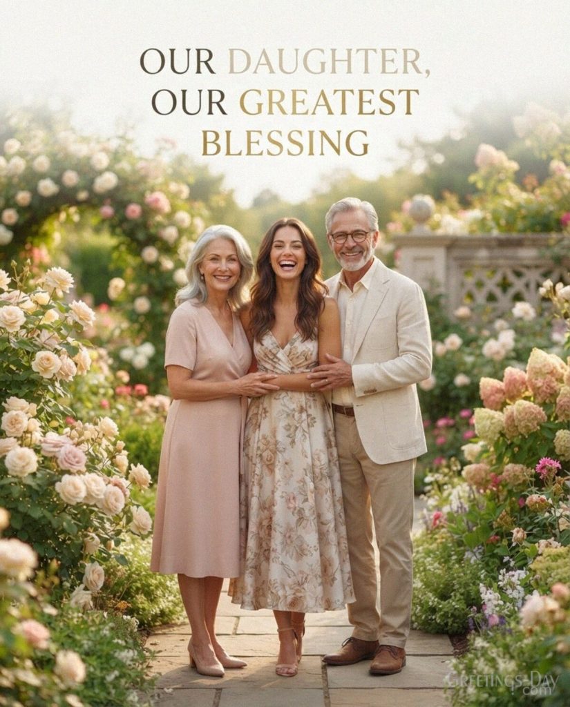 Heartfelt parents’ message reading “Our Daughter