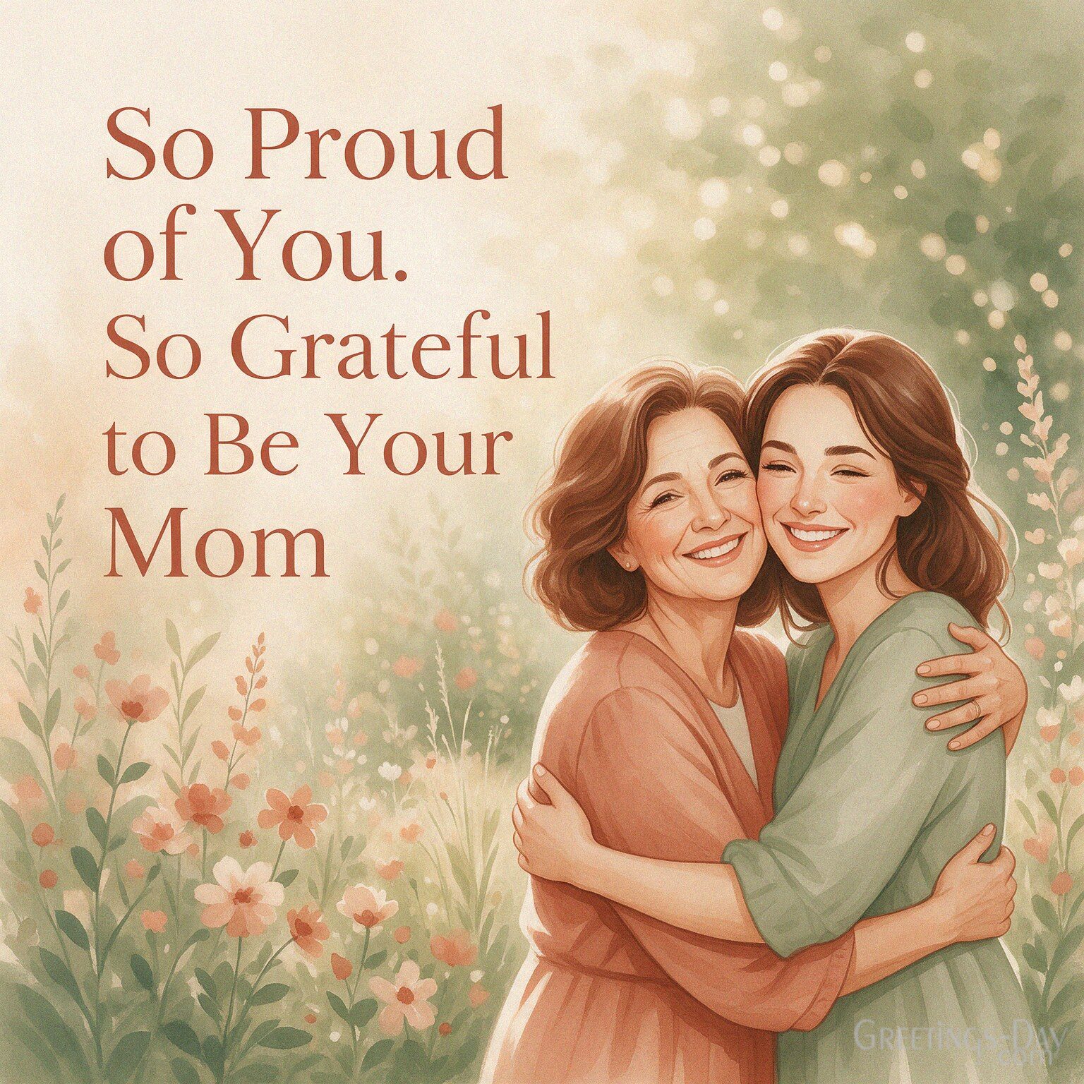 So Proud and Grateful to Be Your Mom