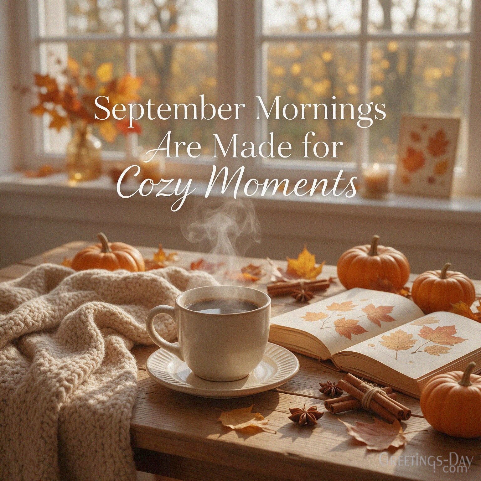 September Mornings Are Made for Cozy Moments