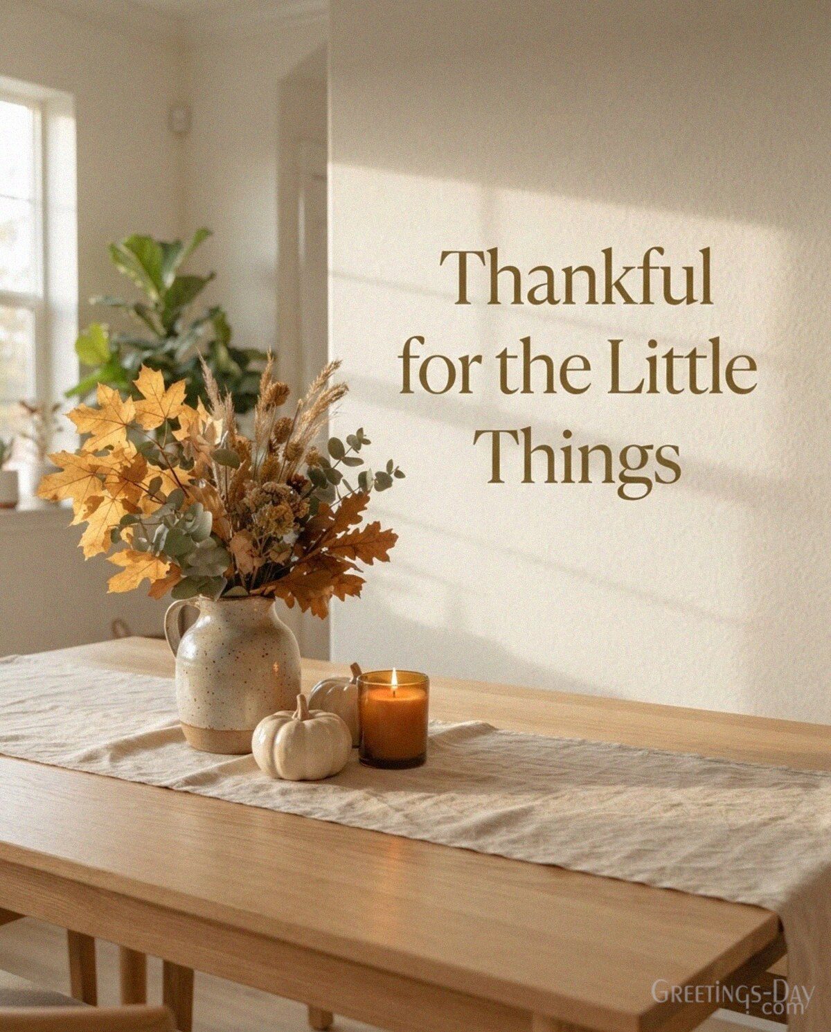 Thankful for the Little Things